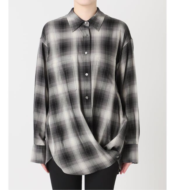 JOURNAL STANDARD「レーヨンチェックシャツ」|シャツ・ブラウス|