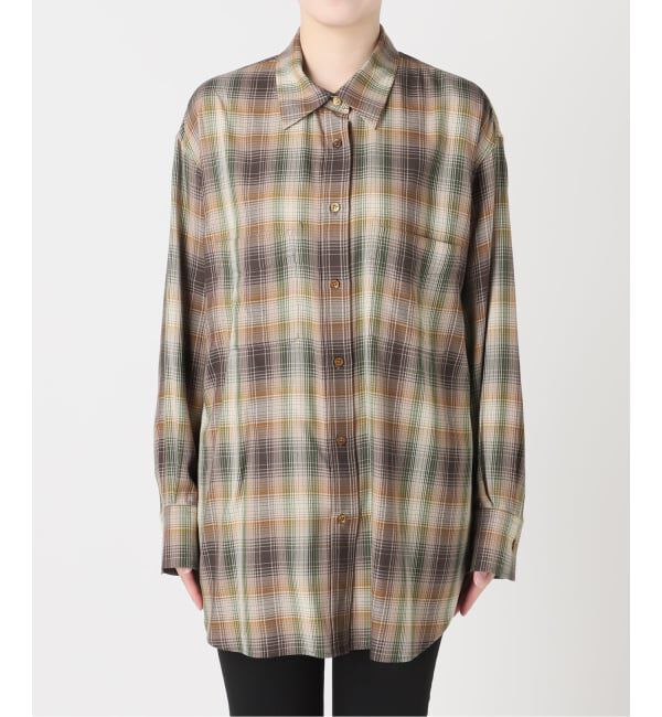 JOURNAL STANDARD「レーヨンチェックシャツ」|シャツ・ブラウス|