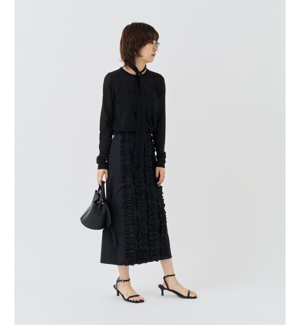 HARDY NOIR「タフタフリルタイトスカート」|スカート|