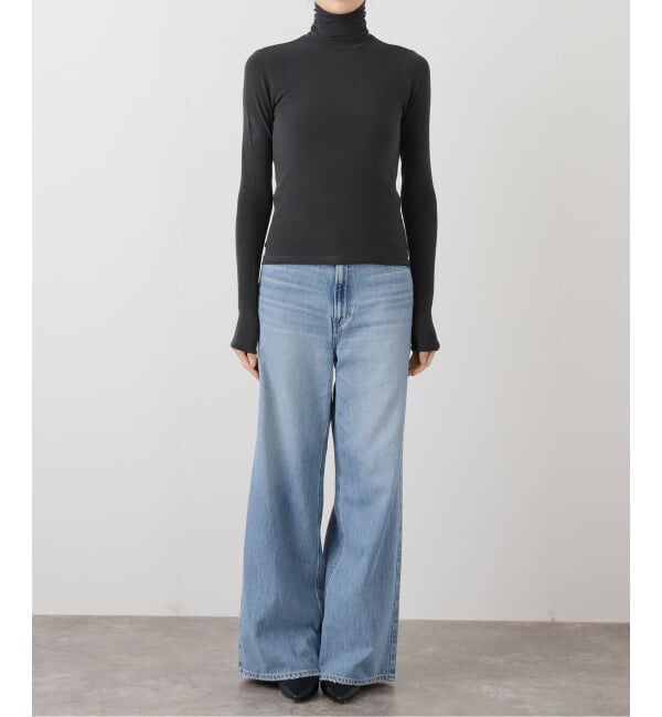  「【洗える】Le / ル ロールネックトップ」|Tシャツ・カットソー|