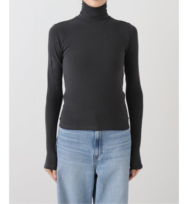  「【洗える】Le / ル ロールネックトップ」|Tシャツ・カットソー|