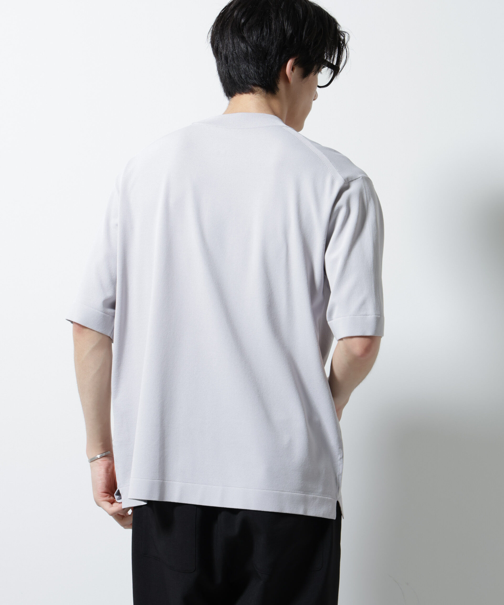 nano･universe「｢ELITE 7 FUNCTION｣モックネックニット」|ニット・セーター|