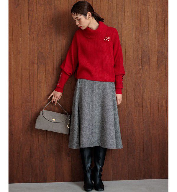 組曲「【WEB限定・2SET】オフショル風NEWツイン ニット」|カーディガン|