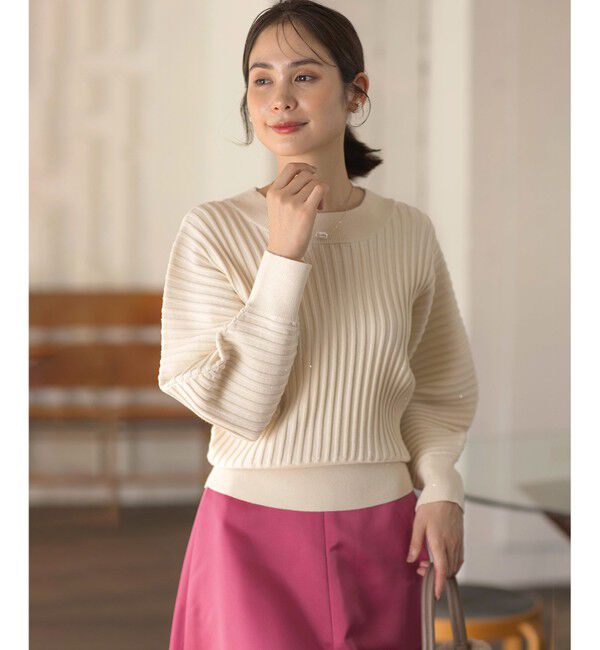 組曲「【手洗い可】ELENAスパンコールドルマン ニット」|ニット・セーター|