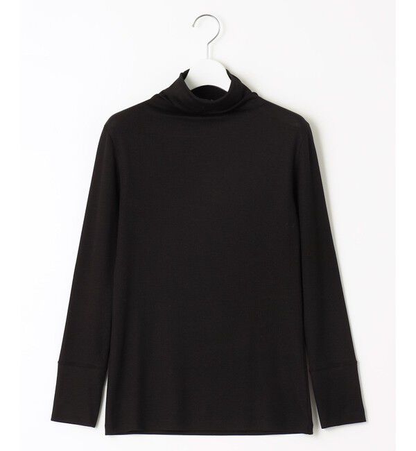 自由区「【洗える】ベアフライスボトルネック カットソー」|Tシャツ・カットソー|