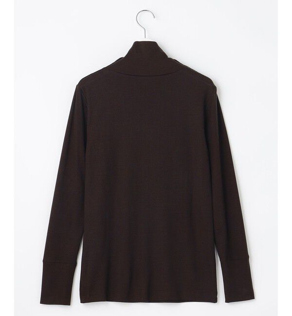 自由区「【洗える】ベアフライスボトルネック カットソー」|Tシャツ・カットソー|