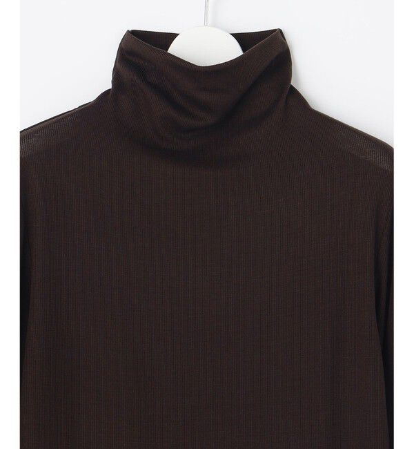 自由区「【洗える】ベアフライスボトルネック カットソー」|Tシャツ・カットソー|