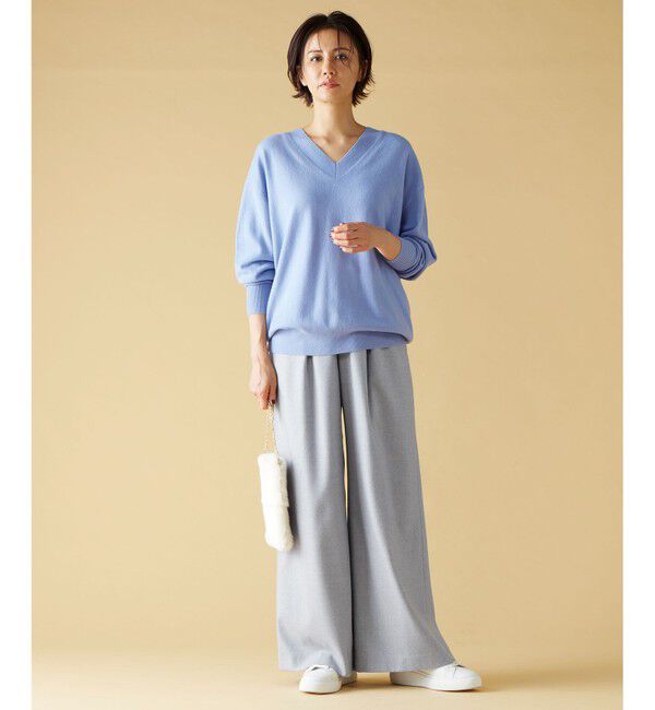 自由区「ウールサキソニーワイド パンツ」|その他|