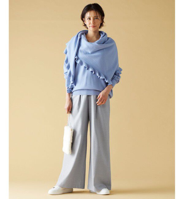 自由区「ウールサキソニーワイド パンツ」|その他|