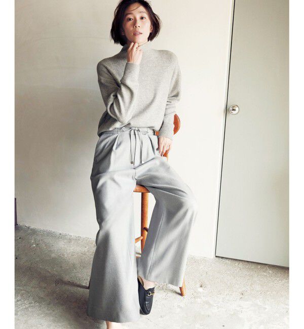 自由区「ウールサキソニーワイド パンツ」|その他|