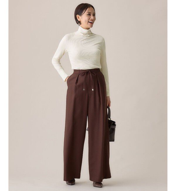 自由区「ウールサキソニーワイド パンツ」|その他|