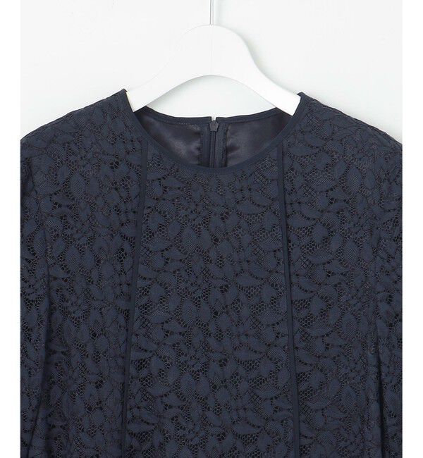 自由区「【洗える】フラワーリーフコードレース ワンピース」|ワンピース|