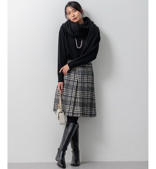 23区「【Oggi2月号掲載/洗える】ピュアカシミヤ クルーネック ニット」|ニット・セーター|