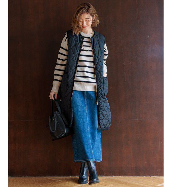 23区「【Oggi2月号掲載/洗える】ピュアカシミヤ クルーネック ニット」|ニット・セーター|