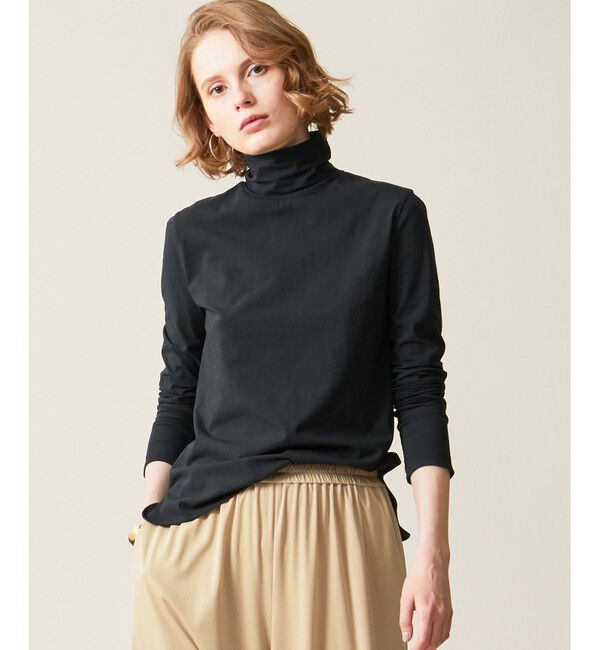 BEIGE,「BROIS / ハイネックカットソー」|Tシャツ・カットソー|Black