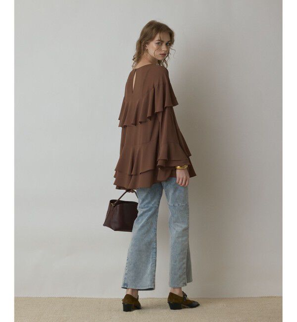 GRACE CONTINENTAL「シフォンフリルブラウス」|シャツ・ブラウス|