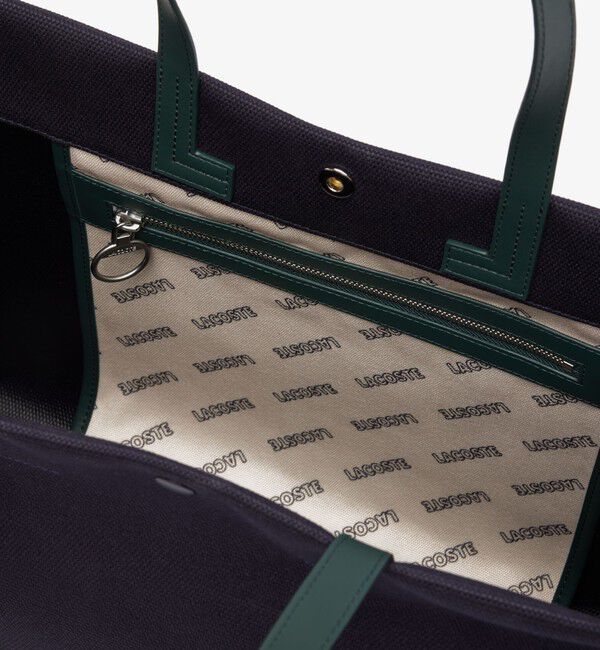 LACOSTE「ヘリテージキャンバス テニススタイルトートバッグ」|トートバッグ|