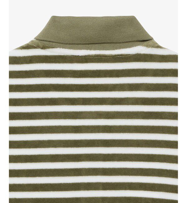 LACOSTE「ベロアボーダー半袖ポロシャツ」|ポロシャツ|