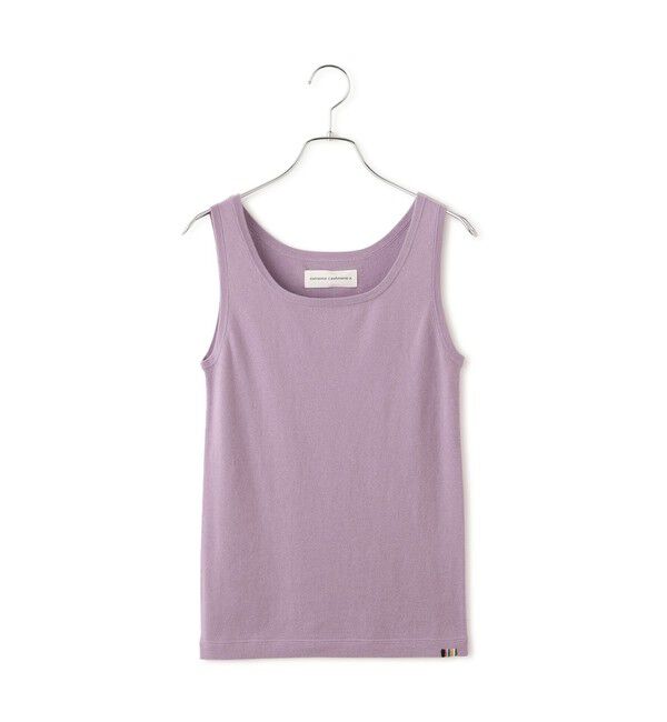 SALON adam et rope'「【J'aDoRe・店舗限定】【extreme cashmere（エクストリーム・カシミア）】claudia ニットタンク」|タンクトップ|ラベンダー(52)