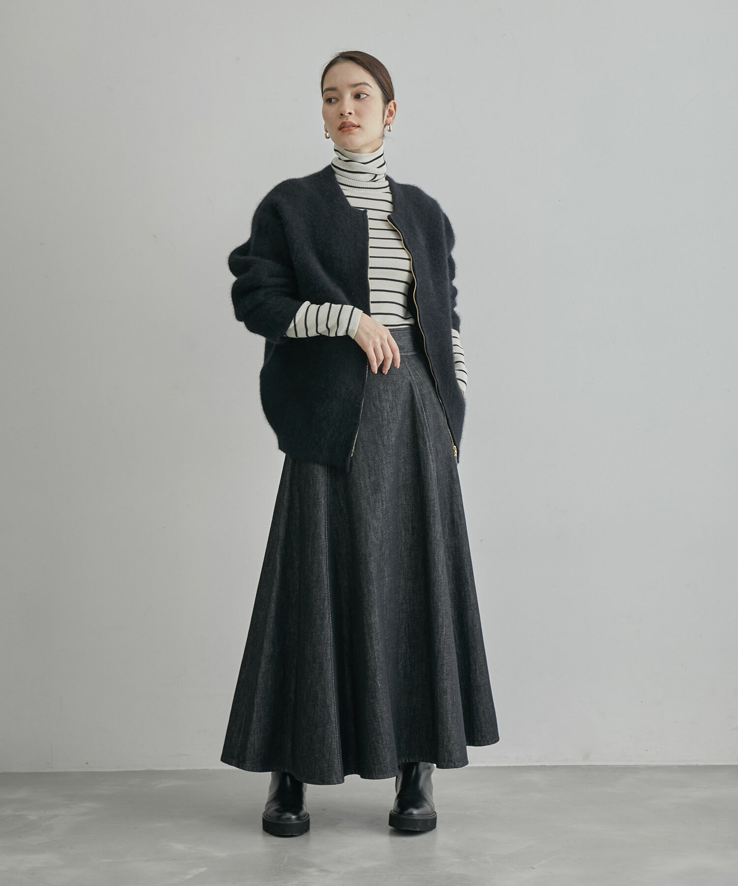 ROPE「ベーシックラウンドカットソー」|Tシャツ・カットソー|