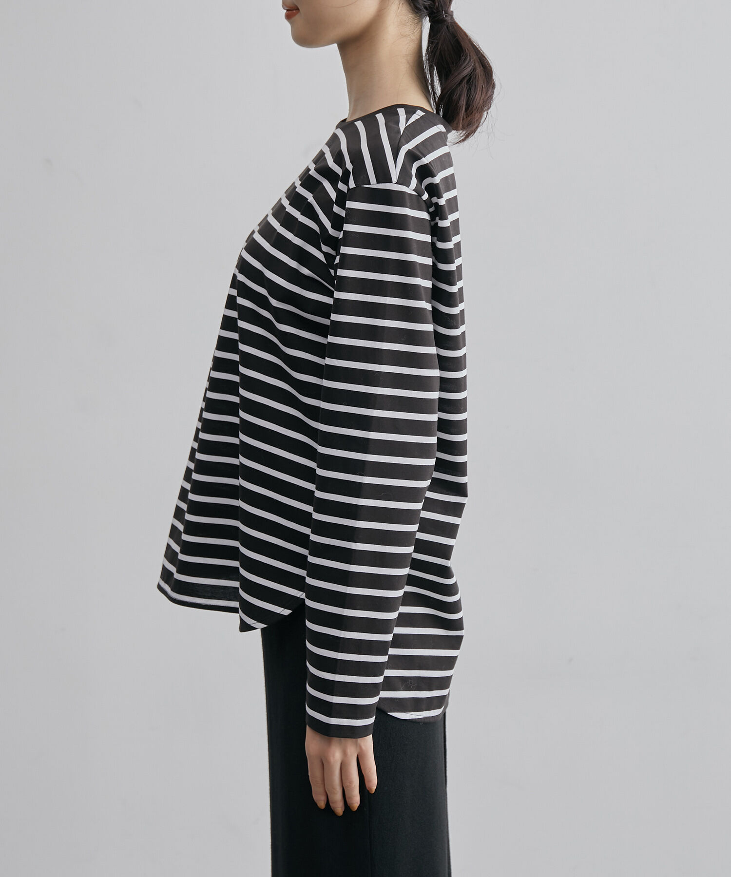 ROPE「ベーシックラウンドカットソー」|Tシャツ・カットソー|