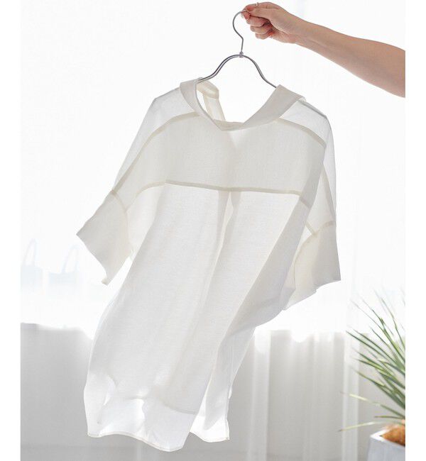 VIS「【WEB限定】バックシャンスキッパーブラウス」|シャツ・ブラウス|