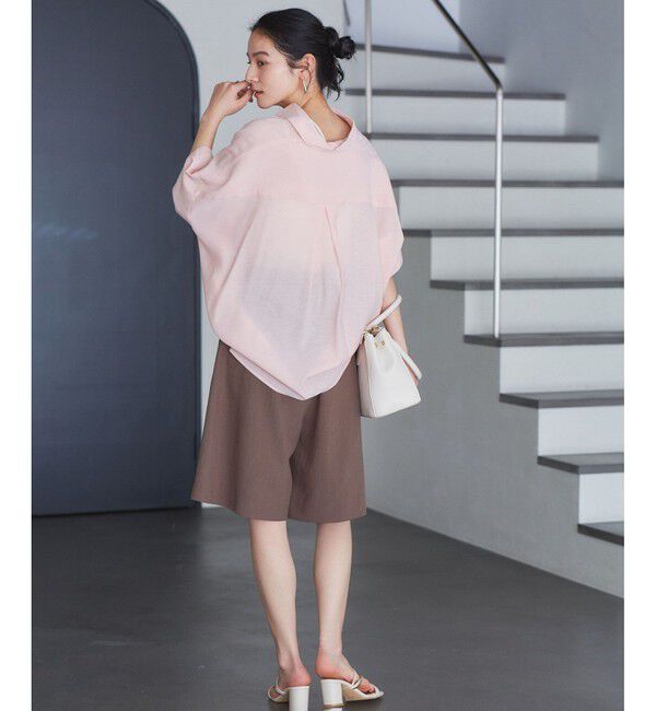 VIS「【WEB限定】バックシャンスキッパーブラウス」|シャツ・ブラウス|