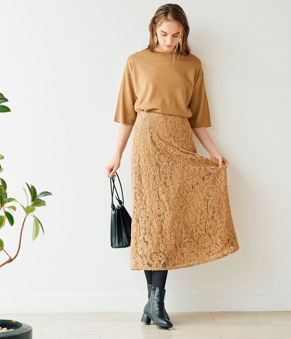 Rope&rsquo;Picnic「【emur】ウールTニットプルオーバー」|ニット・セーター|