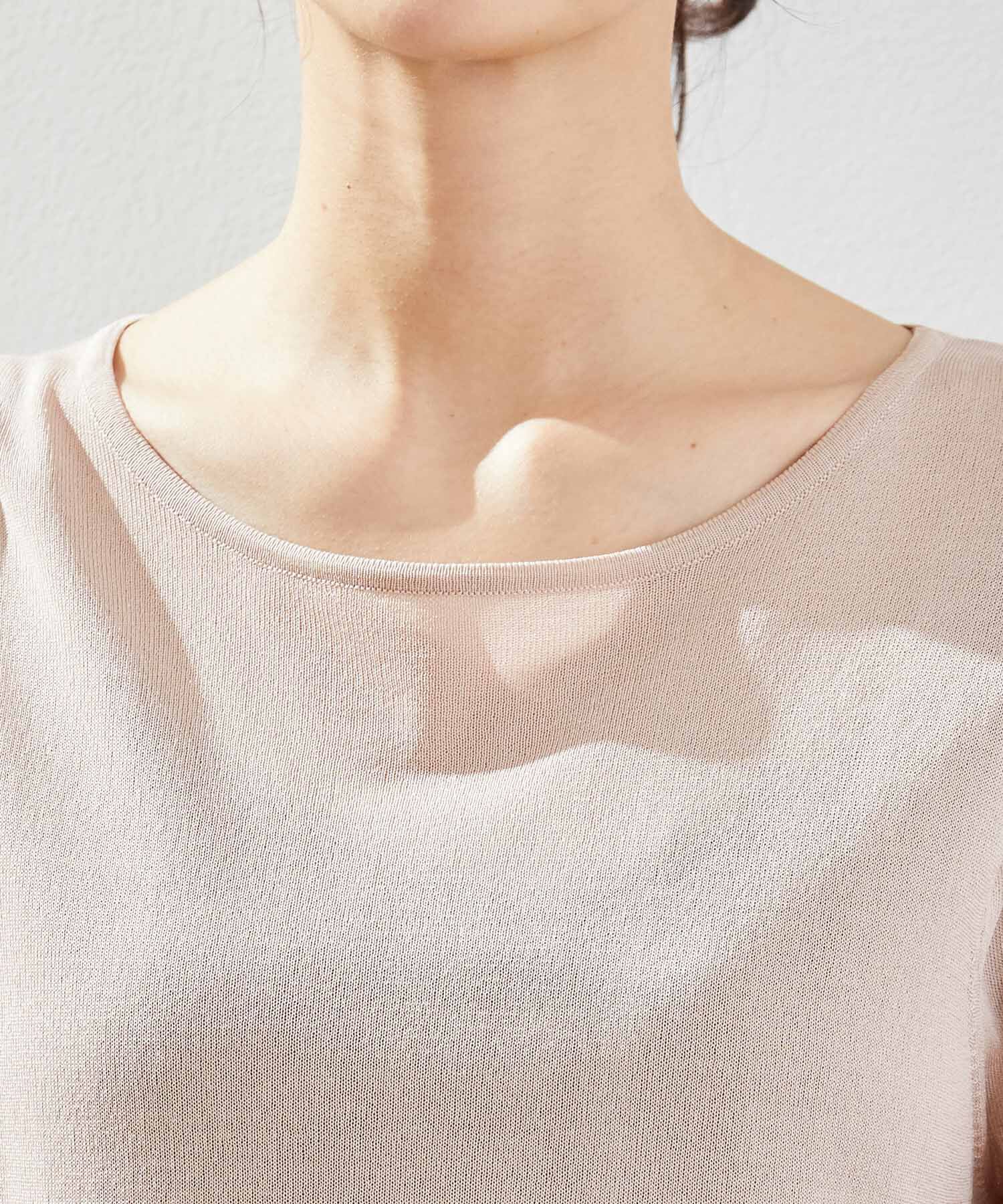 Rope&rsquo;Picnic「洗濯機OK/ボリュームスリーブシアープルオーバー」|ニット・セーター|