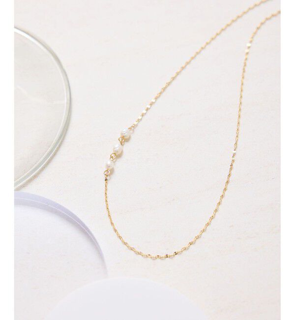 ROPE PICNIC PASSAGE「淡水パールマグネットプチペンダント」|ネックレス|ゴールド