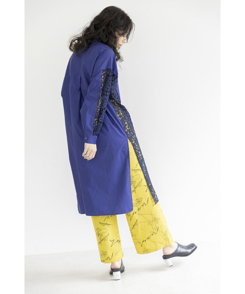  「レース切替ブラウス」|ワンピース|