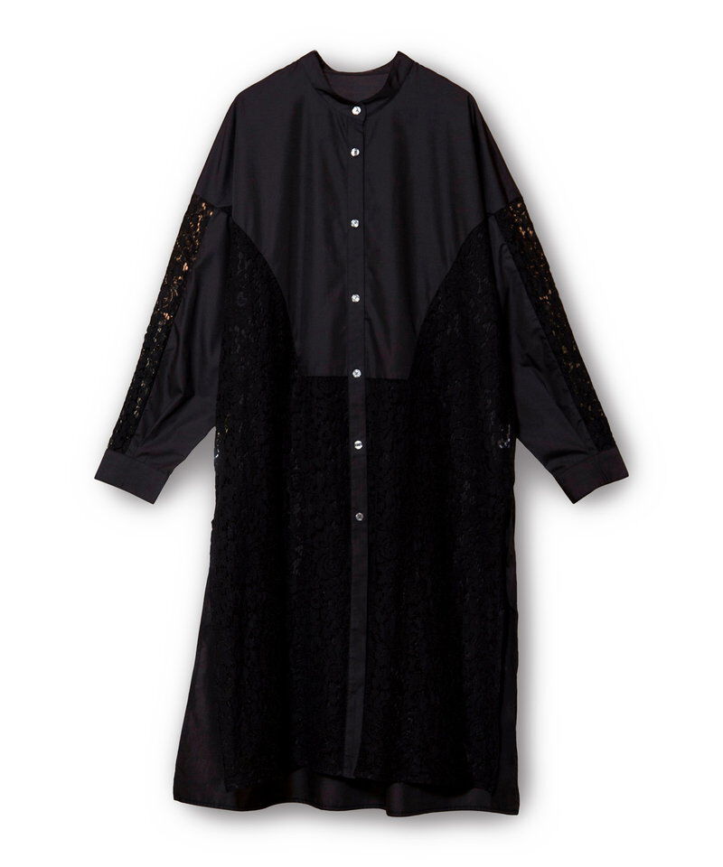  「レース切替ブラウス」|ワンピース|