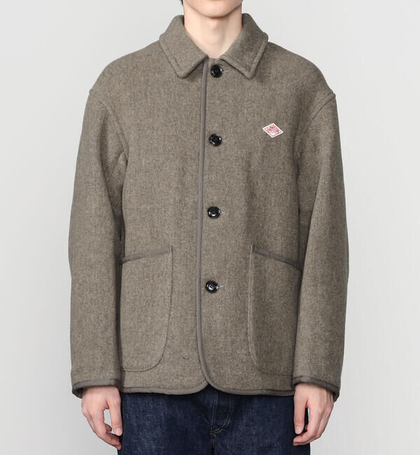 DANTON ダントン　ウールライトパイルカバーオールジャケット　サイズ38 DANTON | ウールライトパイル カバーオールジャケット MEN（DANTON