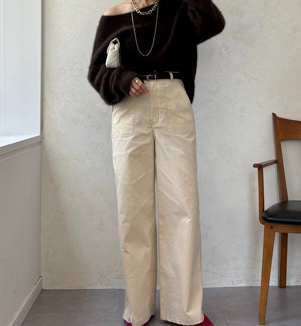  「【WEB限定】コーデュロイパンツ」|チノ|