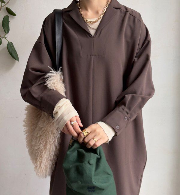  「【WEB限定】オーバーワンピース」|ワンピース|