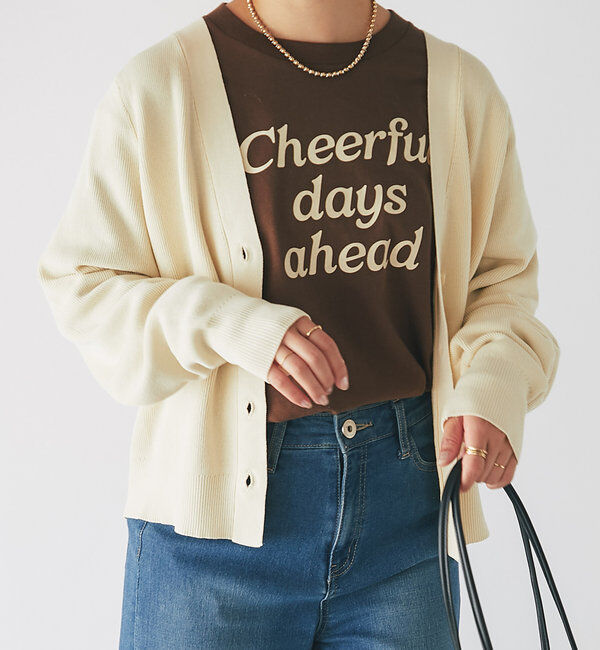  「《オンオフ兼用・さらさら生地》コクーンカーディガン」|ニット・セーター|