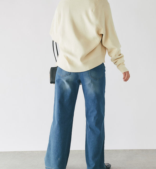  「《オンオフ兼用・さらさら生地》コクーンカーディガン」|ニット・セーター|