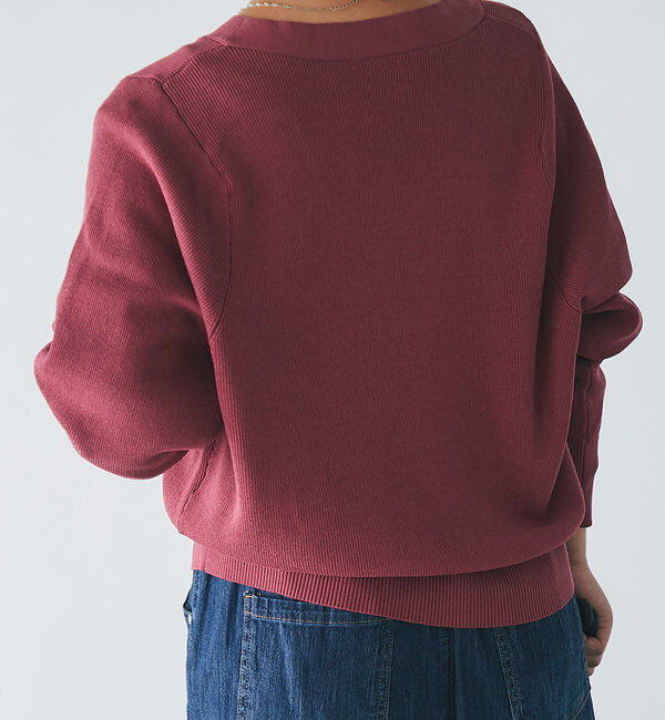  「《オンオフ兼用・さらさら生地》コクーンカーディガン」|ニット・セーター|