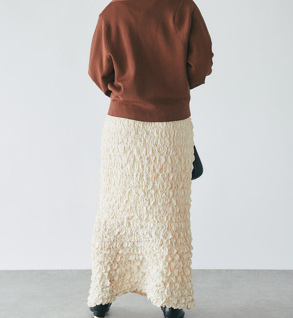  「《オンオフ兼用・さらさら生地》コクーンカーディガン」|ニット・セーター|