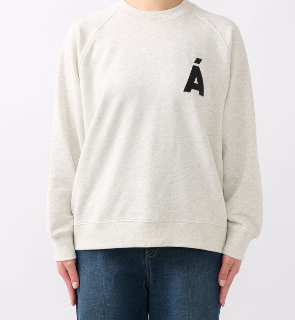  「ロゴ刺繍裏毛スウェット」|Tシャツ・カットソー|