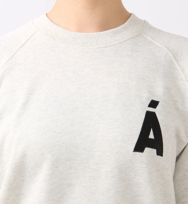  「ロゴ刺繍裏毛スウェット」|Tシャツ・カットソー|