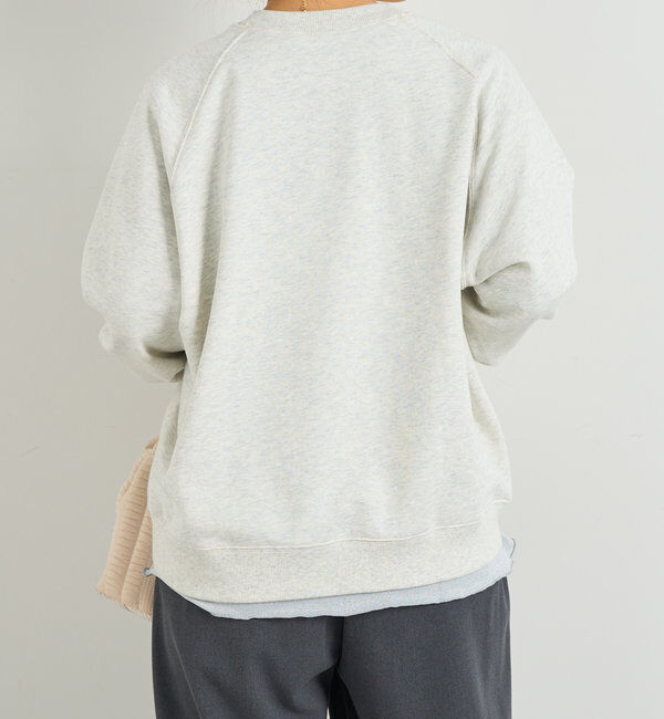  「ロゴ刺繍裏毛スウェット」|Tシャツ・カットソー|