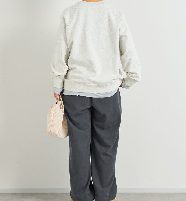  「ロゴ刺繍裏毛スウェット」|Tシャツ・カットソー|