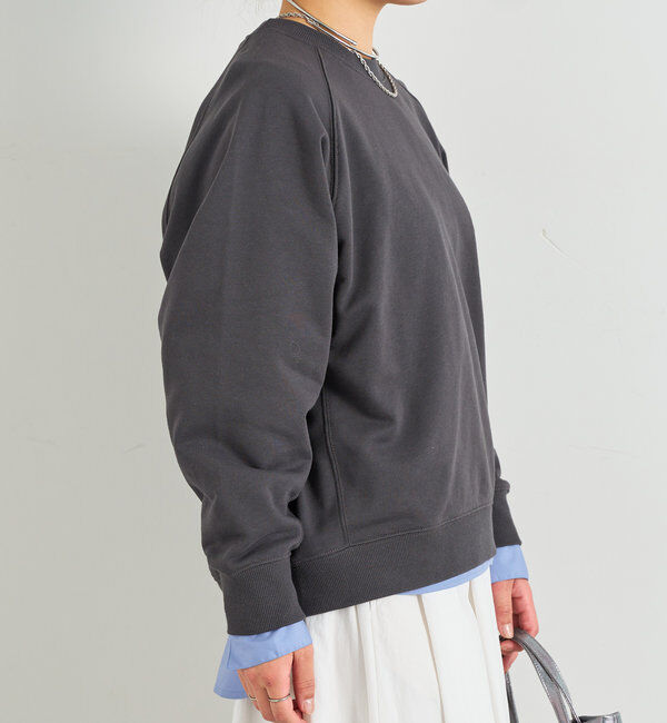  「ロゴ刺繍裏毛スウェット」|Tシャツ・カットソー|