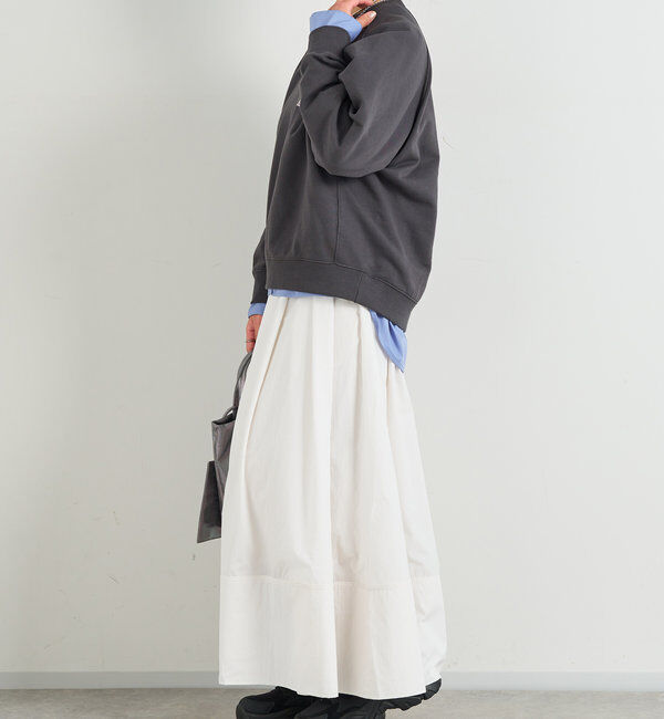  「ロゴ刺繍裏毛スウェット」|Tシャツ・カットソー|