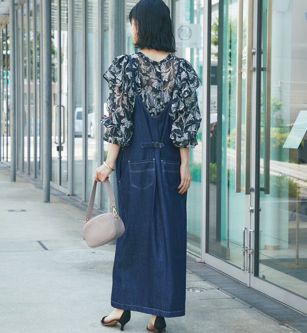  「《フェミニンムード漂う》フラワードビーブラウス」|シャツ・ブラウス|