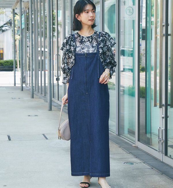  「《フェミニンムード漂う》フラワードビーブラウス」|シャツ・ブラウス|