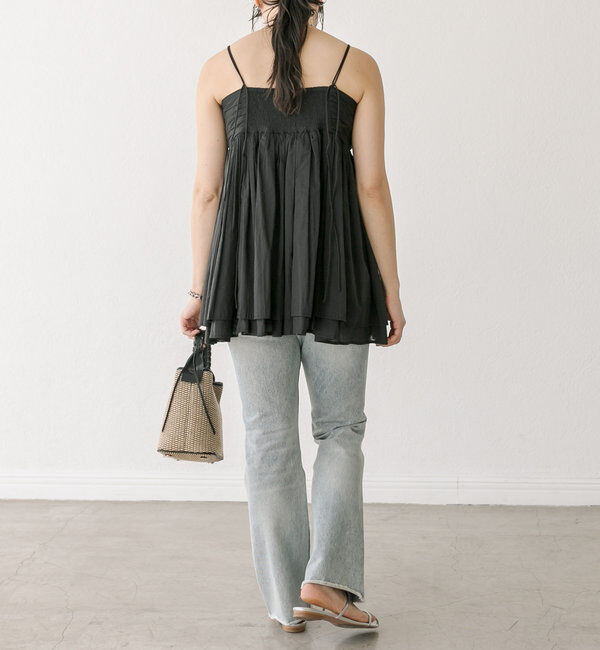  「【MONN.:. (モン)】フレアデニム」|デニム|