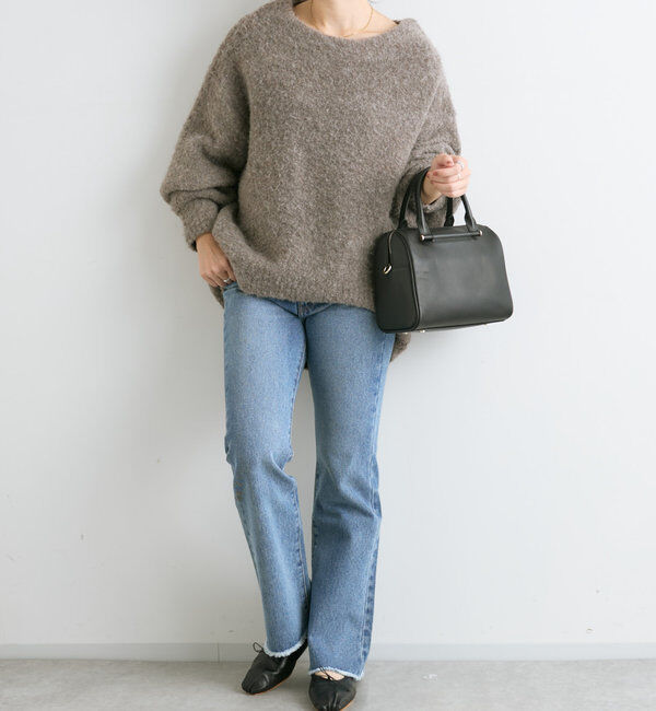  「【MONN.:. (モン)】フレアデニム」|デニム|