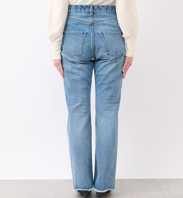  「【MONN.:. (モン)】フレアデニム」|デニム|